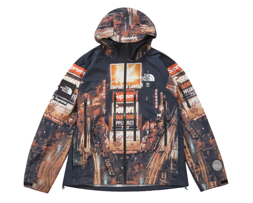 Supreme The North Face Taped Seam Shell Jacket Times Square