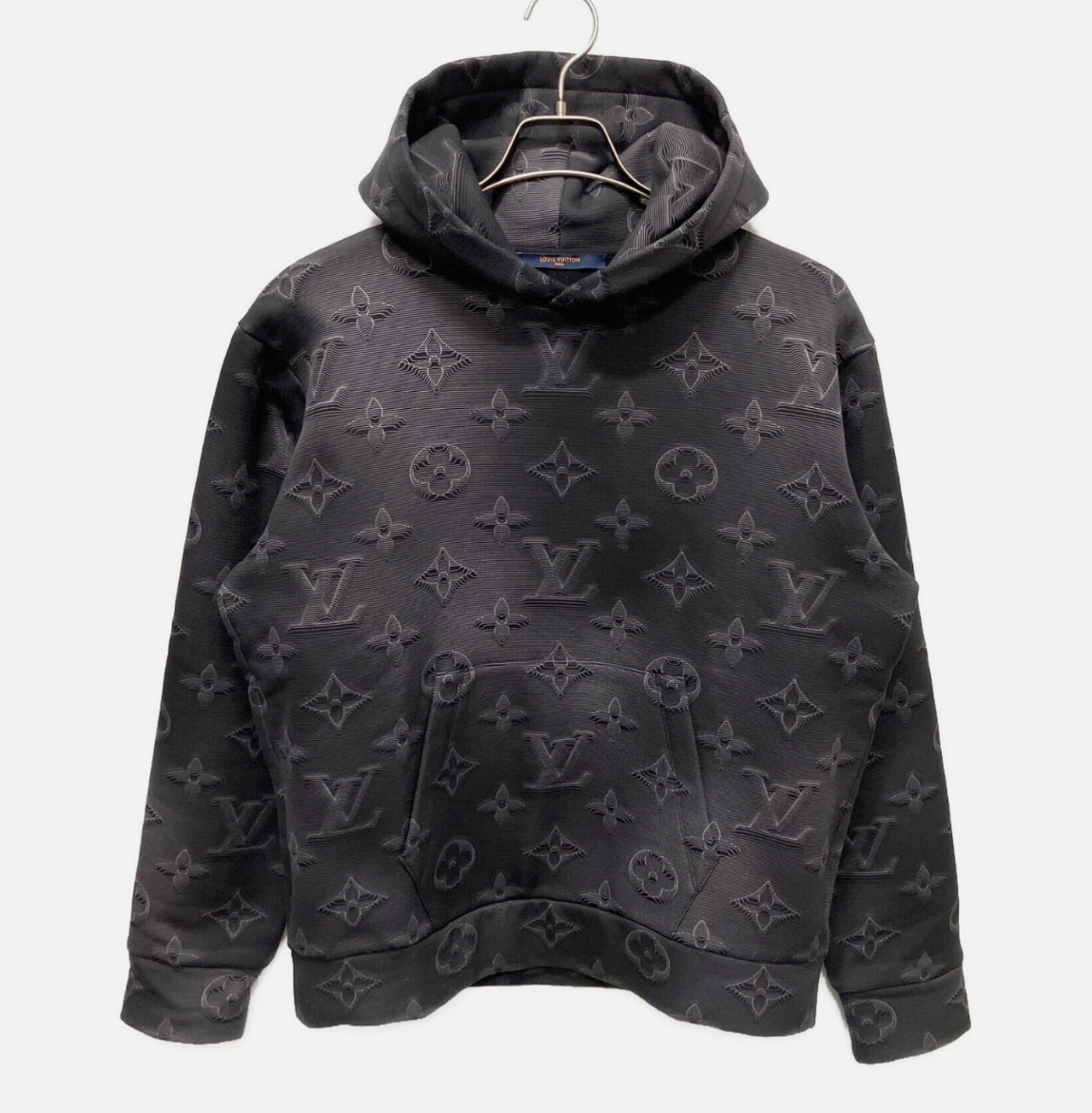 Louis Vuitton 2054 3D Monogram Pullover Hoodie Black