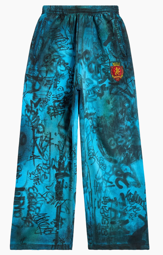 Balenciaga  Skater Baggy Sweatpants Blue