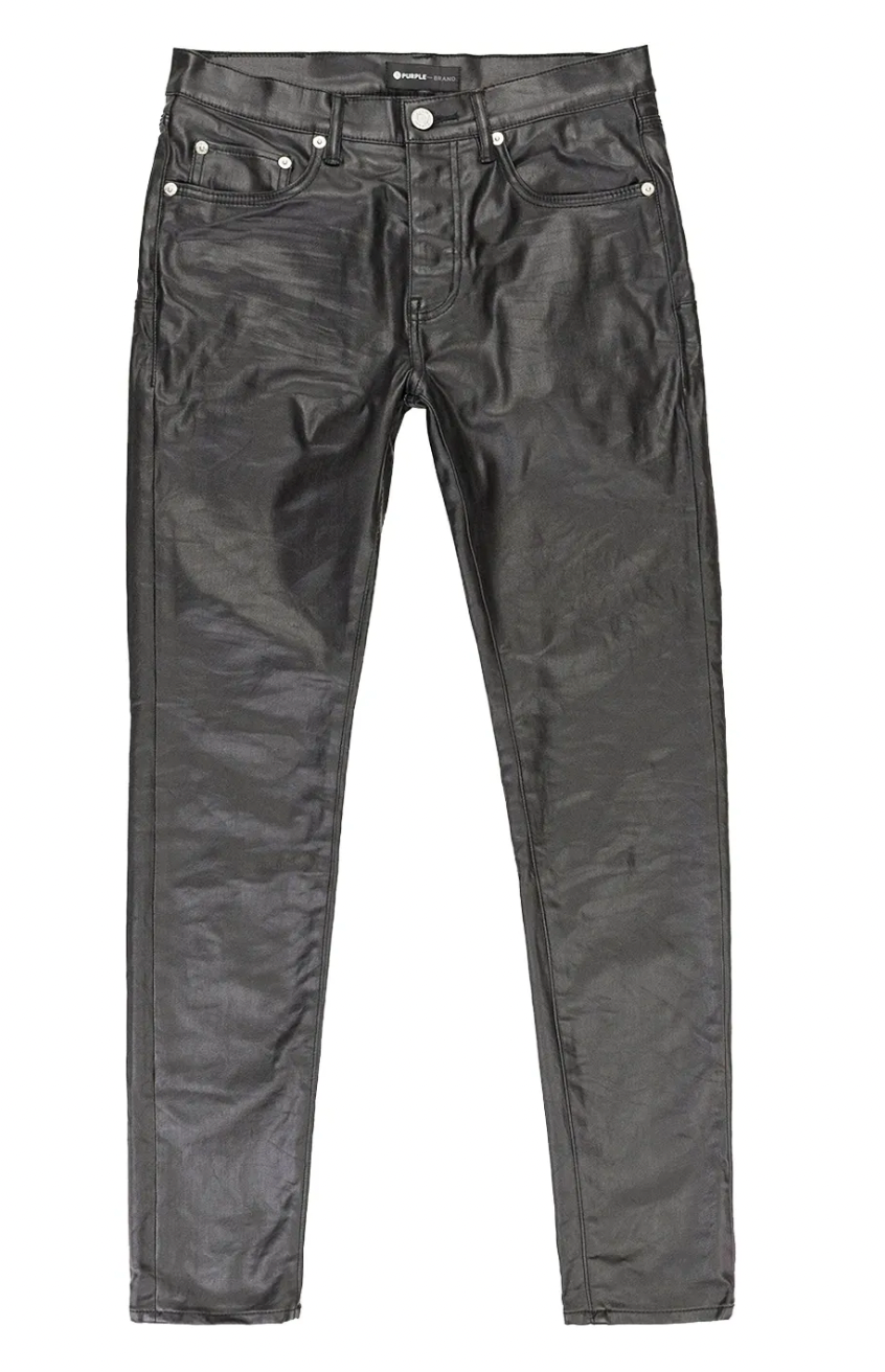 Purple Brand Straight Leg Wax Jeans Black