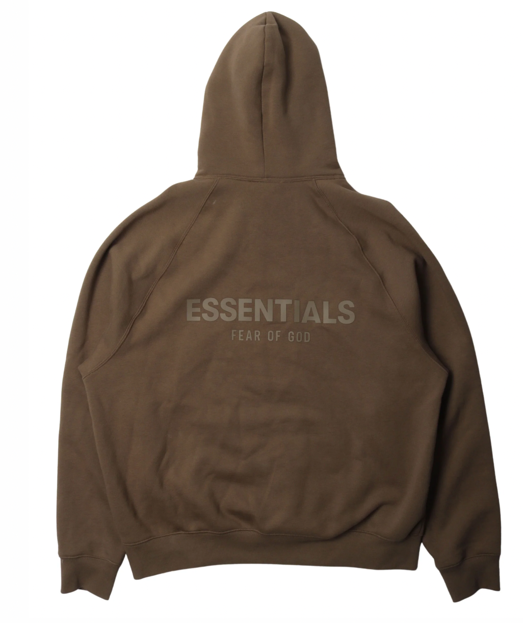 Fear of God Essentials Hoodie Wood Brown