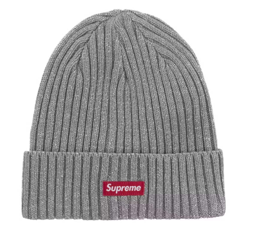 Supreme Overdyed Beanie (SS25) Metallic Silver