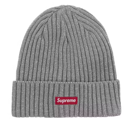 Supreme Overdyed Beanie (SS25) Metallic Silver