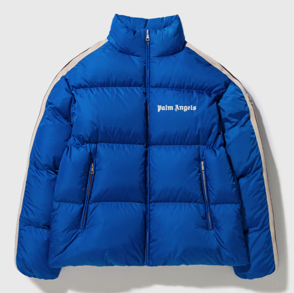 Moncler x Palm Angels Rodman Short Down Jacket Cornflower Blue