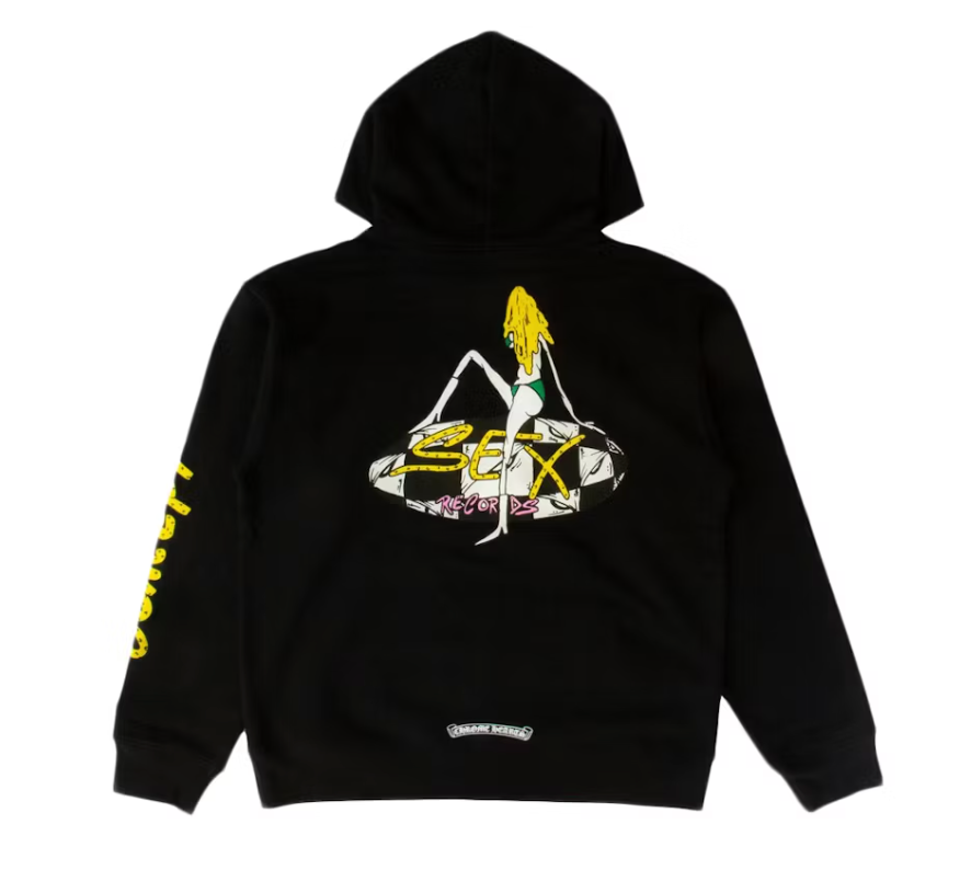 Chrome Hearts Matty Boy Sex Records Concept Hoodie Black