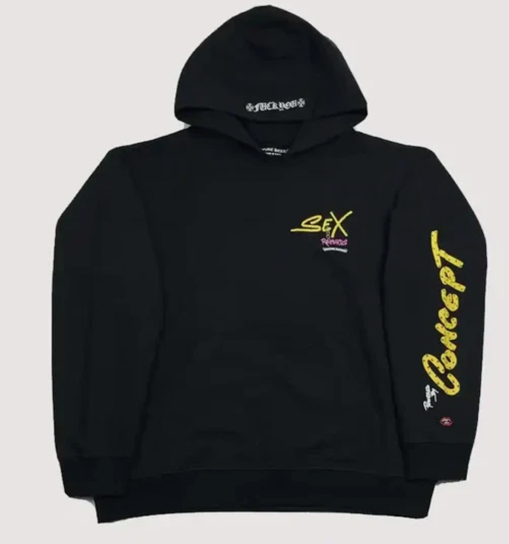 Chrome Hearts Matty Boy Sex Records Concept Hoodie Black