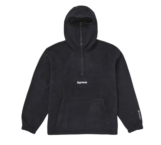 Supreme Polartec Facemask Half Zip Hooded Sweatshirt (FW24) Black