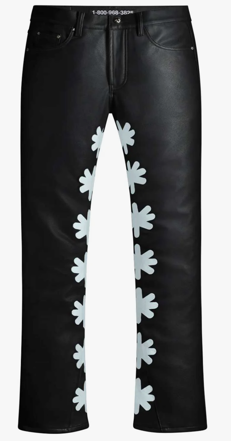 Lost Shdws Leather Pant Black/Frost