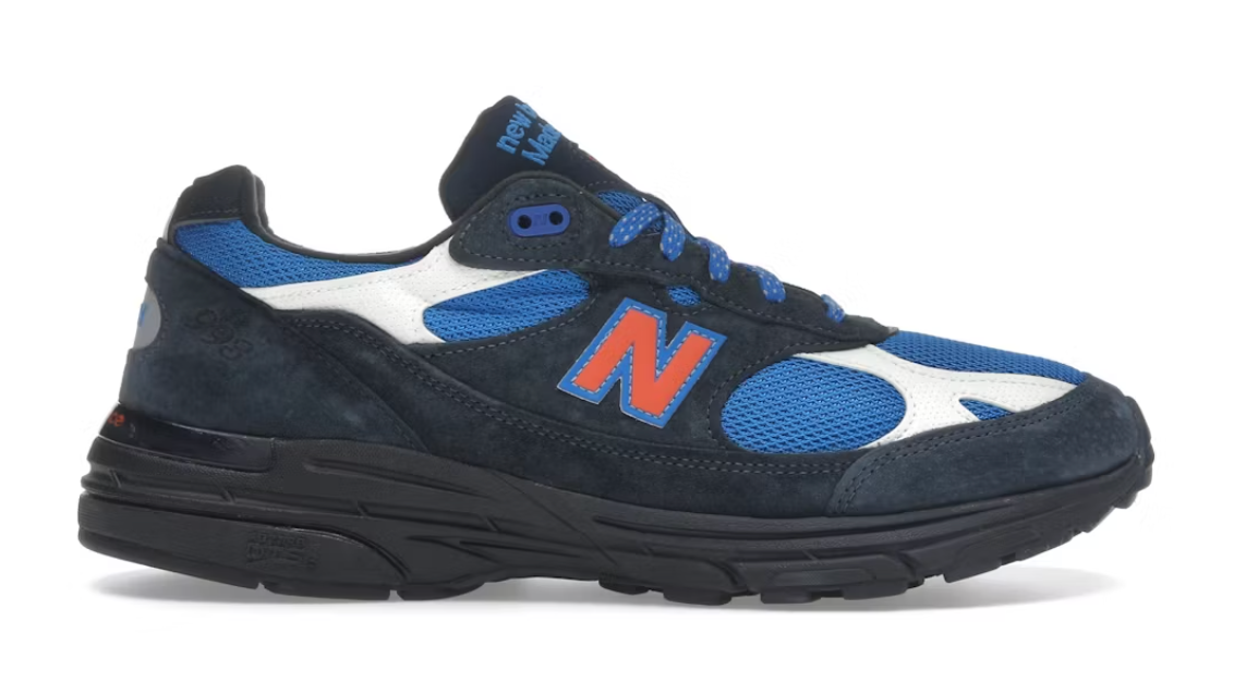 New Balance 993 MiUSA Kith Madison Square Garden Navy