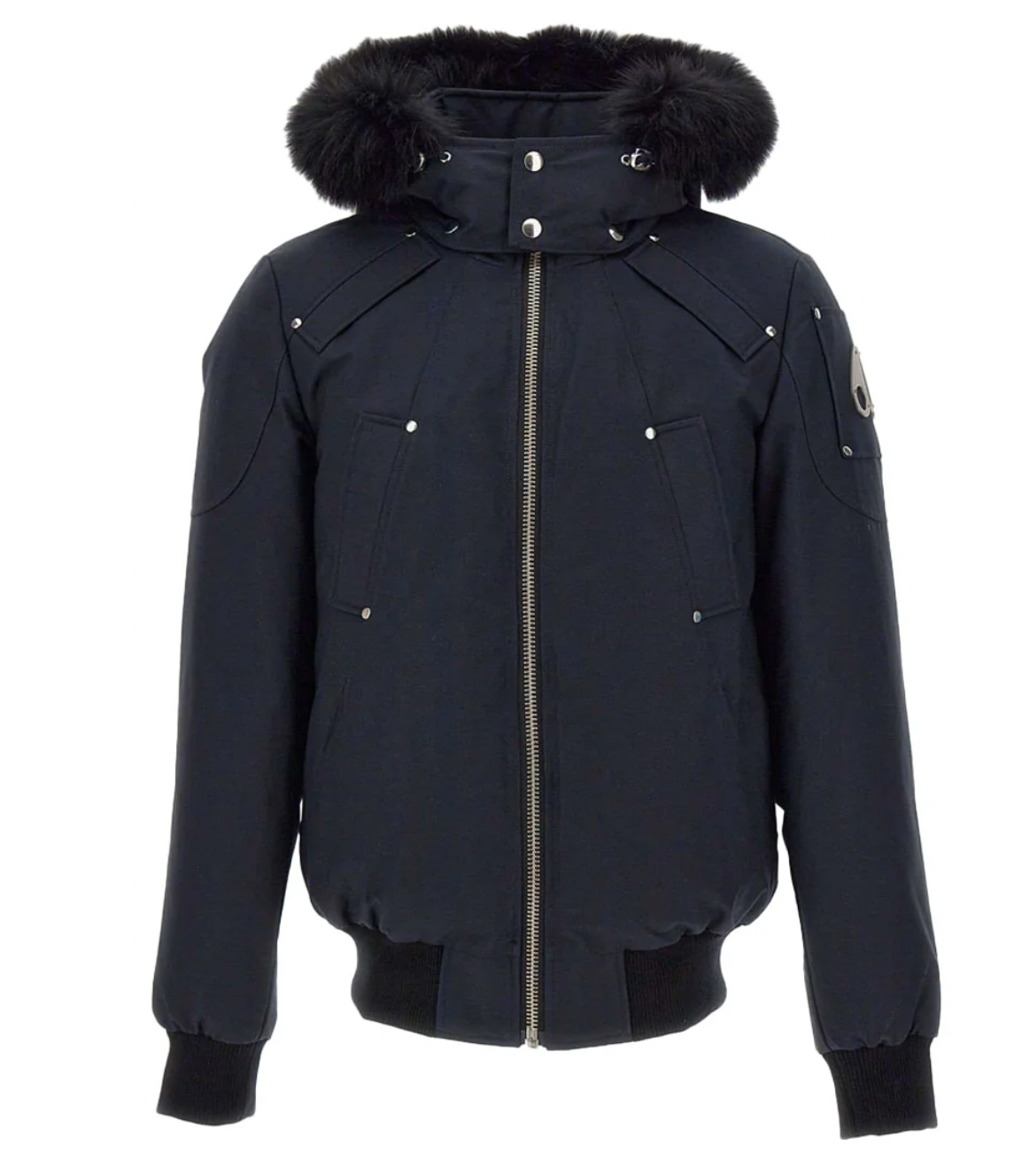 Moose Knuckles Ballistic Bomber Jacket Navy (Womens)