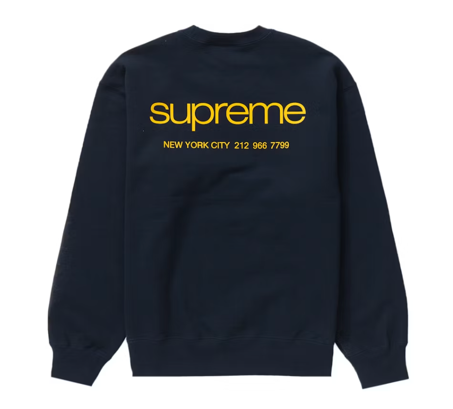 Supreme NYC Crewneck Navy