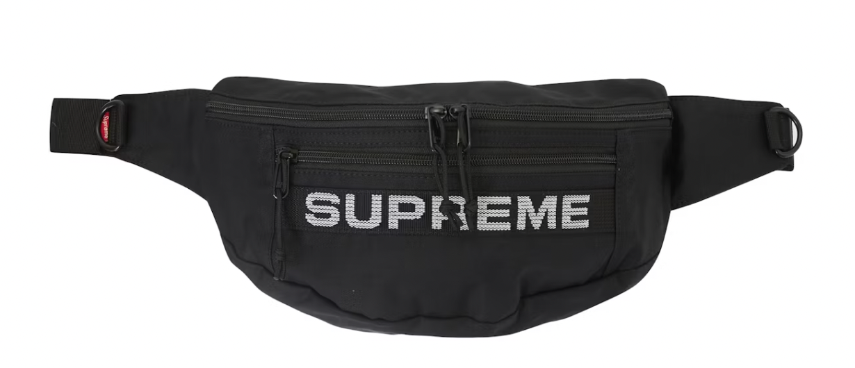 Supreme Field Waist Bag Black