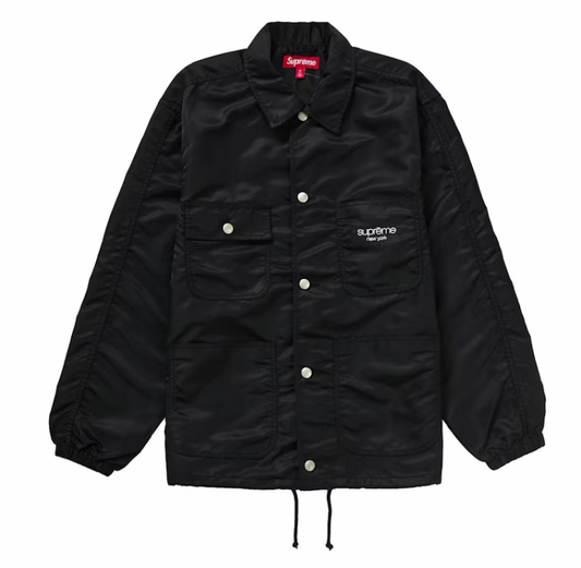 Supreme Nylon Chore Coat Black