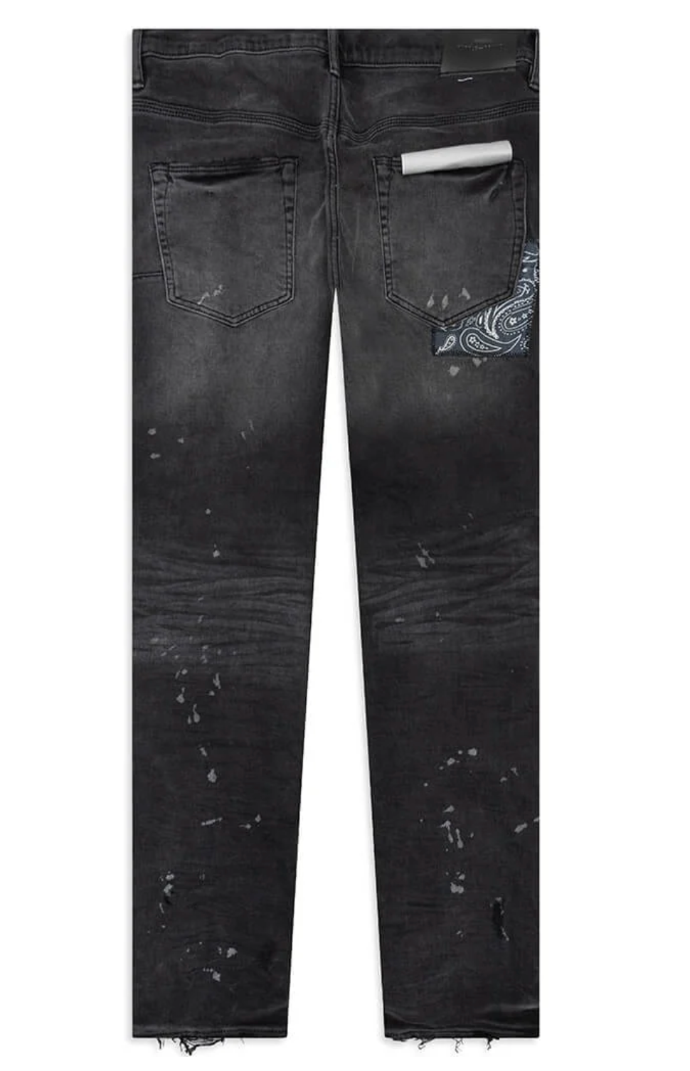 Purple Brand P002 Bandana Patch Pocket Black