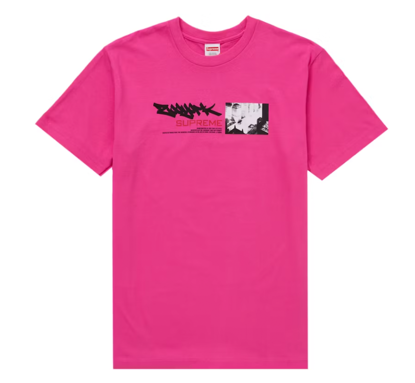 Supreme Zoo York Dynasty Tee Pink