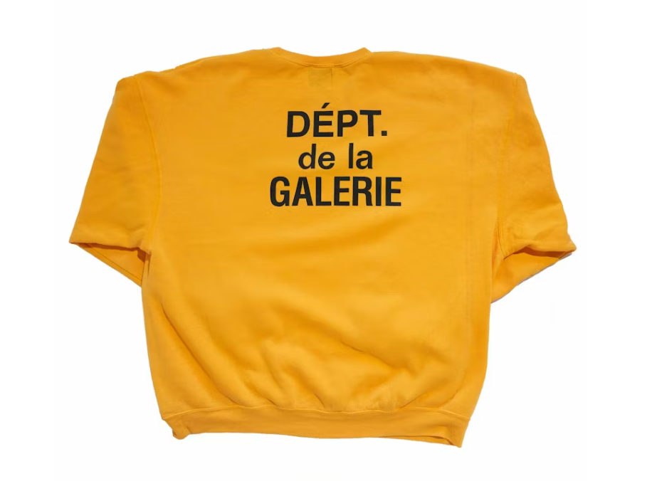 Gallery Dept. Art That Kills Reversible Crewneck Sweatshirt Yellow