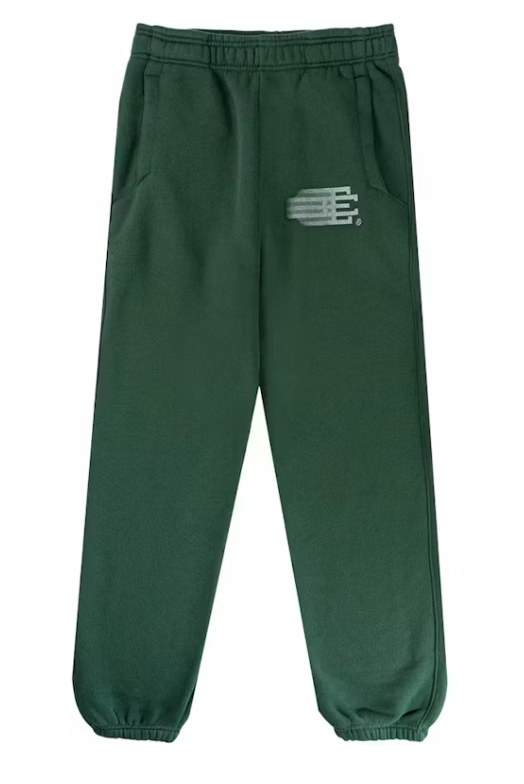 Eric Emnauel Motion Logo Sweatsuit Dark Green Reflective Gray