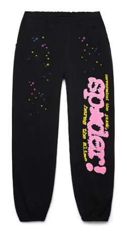 Sp5der P*NK V2 Sweatpant Black