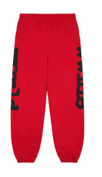 Sp5der Beluga Sweatpants Red