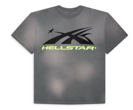Hellstar Sports Core Logo Gel T-Shirt Grey