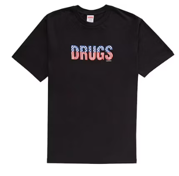 Supreme Drugs Tee Black