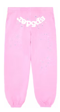 Sp5der OG Web Sweatpants Pink
