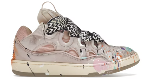 Lanvin Leather Curb Gallery Dept. Pale Pink Multi