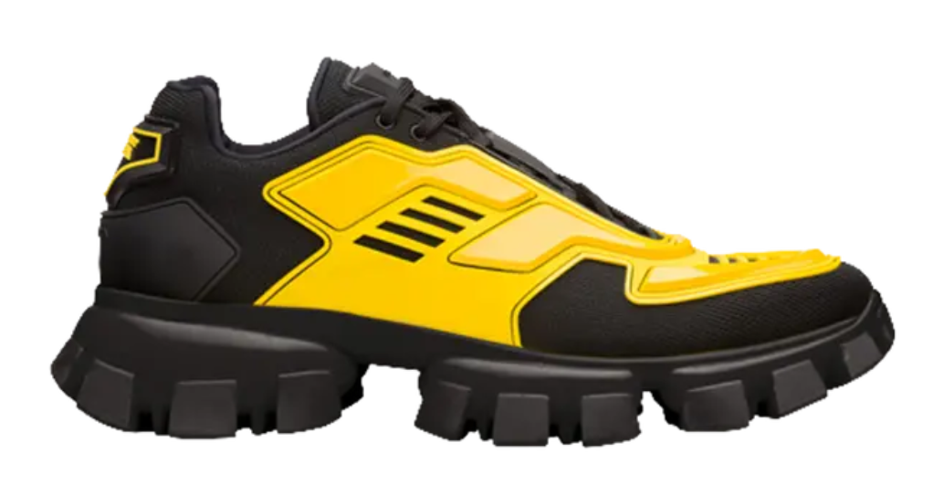 Prada Cloudbust Thunder Knit Black Yellow