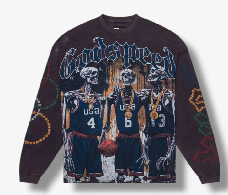 Godspeed Dream Team 24 Long Sleeve Tee Vintage Navy