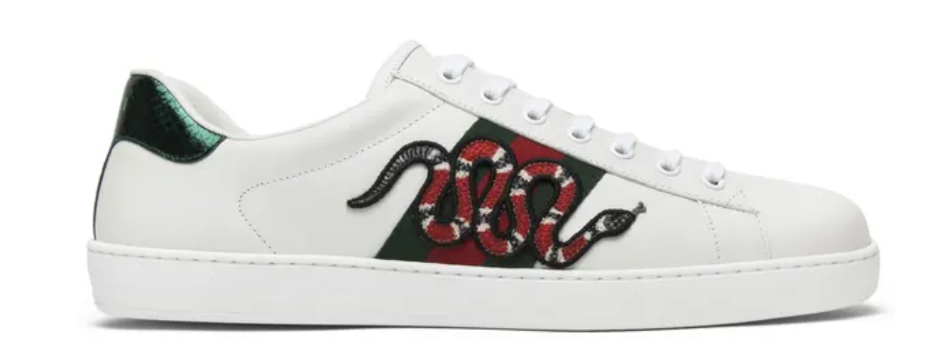 Gucci Ace Embroidered Snake
