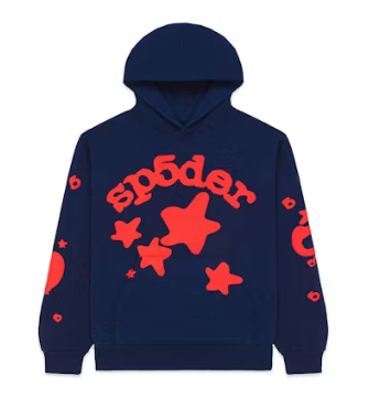 Sp5der Beluga Hoodie & Sweatpants Set Navy