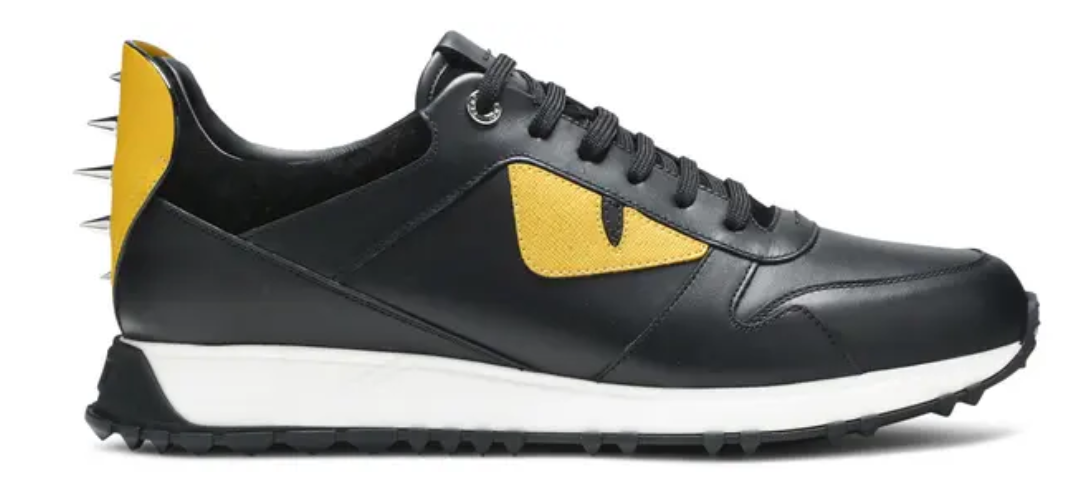 Fendi Leather Monster Sneakers