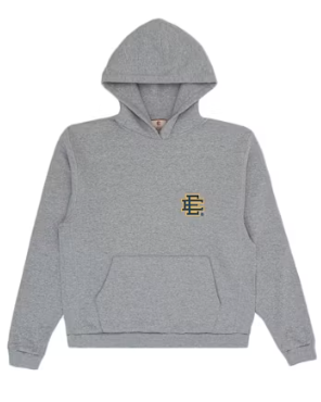 Eric Emanuel EE Basic Hoodie & Sweatpants Set Heather Grey Yellow Navy