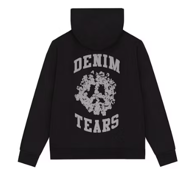 Denim Tears Denim University Zip Hoodie Black