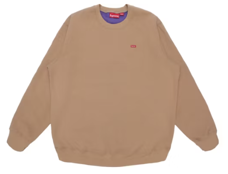 Supreme Contrast Crewneck Light Brown