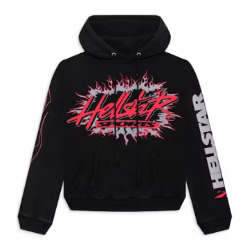 Hellstar Sports Future Flame Hoodie Black
