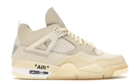 Jordan 4 Retro Off-White Sail