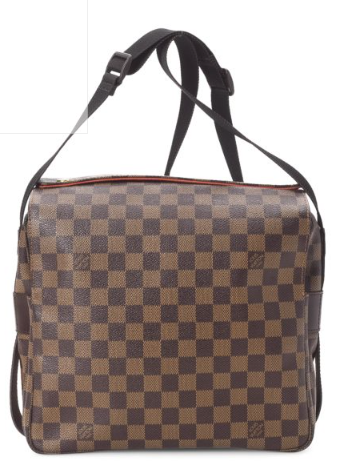 Louis Vuitton Damier Ebene Canvas Naviglio Cloth Bag