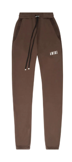 Amiri Logo Baggy Sweatpants Brown