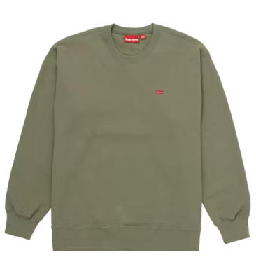 Supreme Small Box Crewneck (FW21) Light Olive