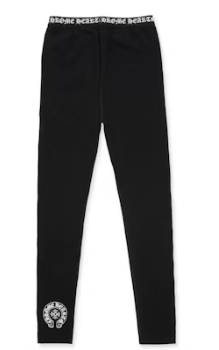 Chrome Hearts Logo Leggings Black