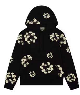 Denim Tears x CPFM Cactus Tears Wreath Hoodie Black