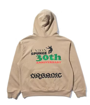 SPUNGE Salehe Bembury UNION 30th Anniversary Hoodie Tan