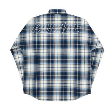 Palace Lumber Yak Shirt Blue White