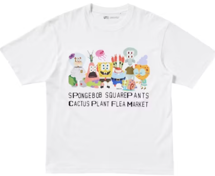 Uniqlo CPFM Spongebob Squarepants UT Graphic II T-Shirt White