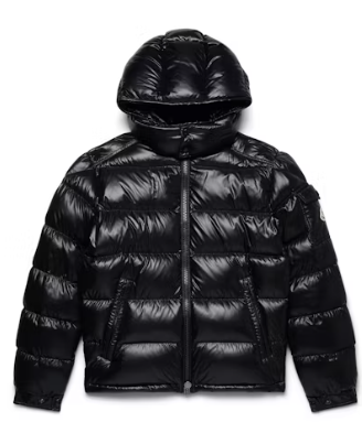Moncler Maya Short Down Jacket Black