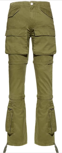 Vale Lives Standard Cargo Pants Green