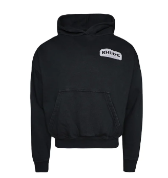 Rhude Supercross Hoodie Vintage Black