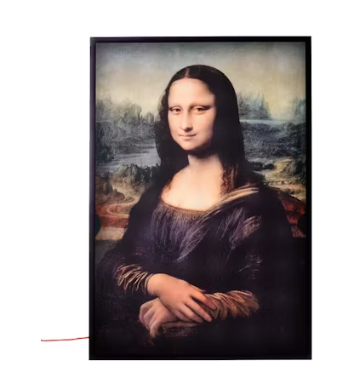 Virgil Abloh IKEA MARKERAD "MONA LISA" Backlit Artwork Multicolor