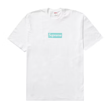 Supreme Tiffany & Co. Box Logo Tee White